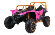 Dvivietis elektrinis Buggy Arctic Cat WILDCAT XX, Pink-Elektromobiliai vaikams, Keturračiai ir bagiai-e-vaikas