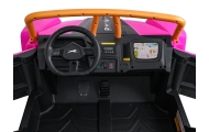 Dvivietis elektrinis Buggy Arctic Cat WILDCAT XX, Pink-Elektromobiliai vaikams, Keturračiai ir bagiai-e-vaikas
