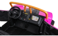 Dvivietis elektrinis Buggy Arctic Cat WILDCAT XX, Pink-Elektromobiliai vaikams, Keturračiai ir bagiai-e-vaikas