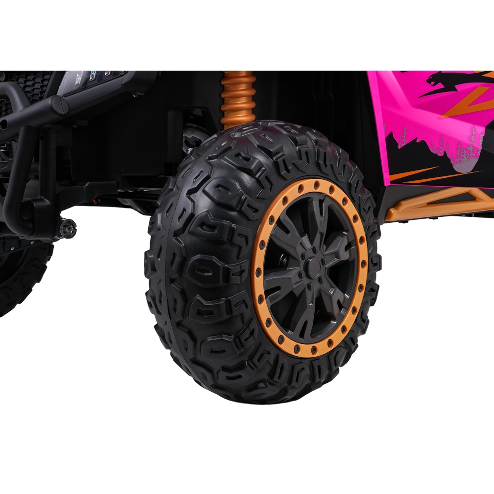 Dvivietis elektrinis Buggy Arctic Cat WILDCAT XX, Pink-Elektromobiliai vaikams, Keturračiai ir bagiai-e-vaikas
