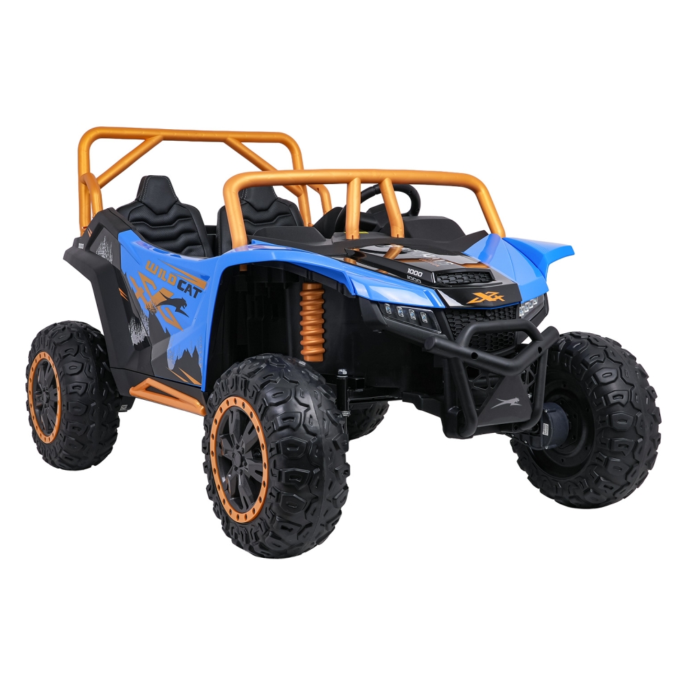 Dvivietis elektrinis Buggy Arctic Cat WILDCAT XX, Blue-Elektromobiliai vaikams, Keturračiai ir bagiai-e-vaikas