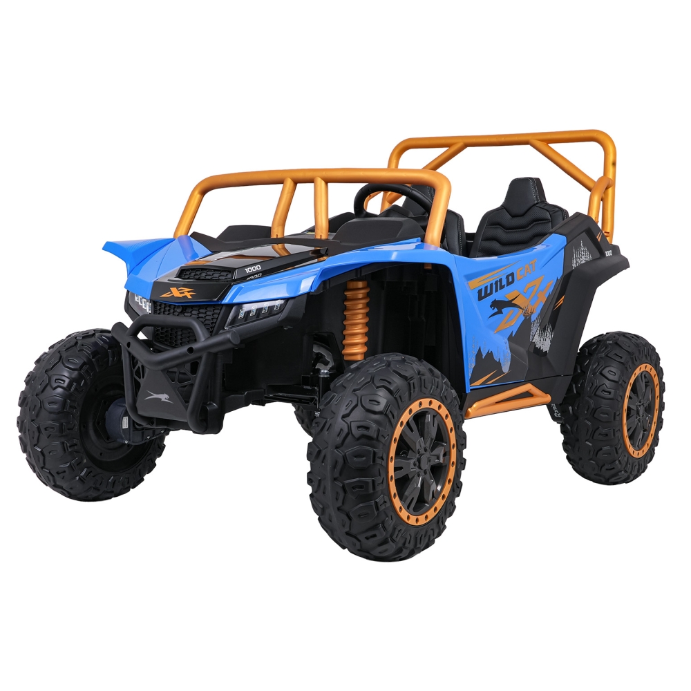 Dvivietis elektrinis Buggy Arctic Cat WILDCAT XX, Blue-Elektromobiliai vaikams, Keturračiai ir bagiai-e-vaikas