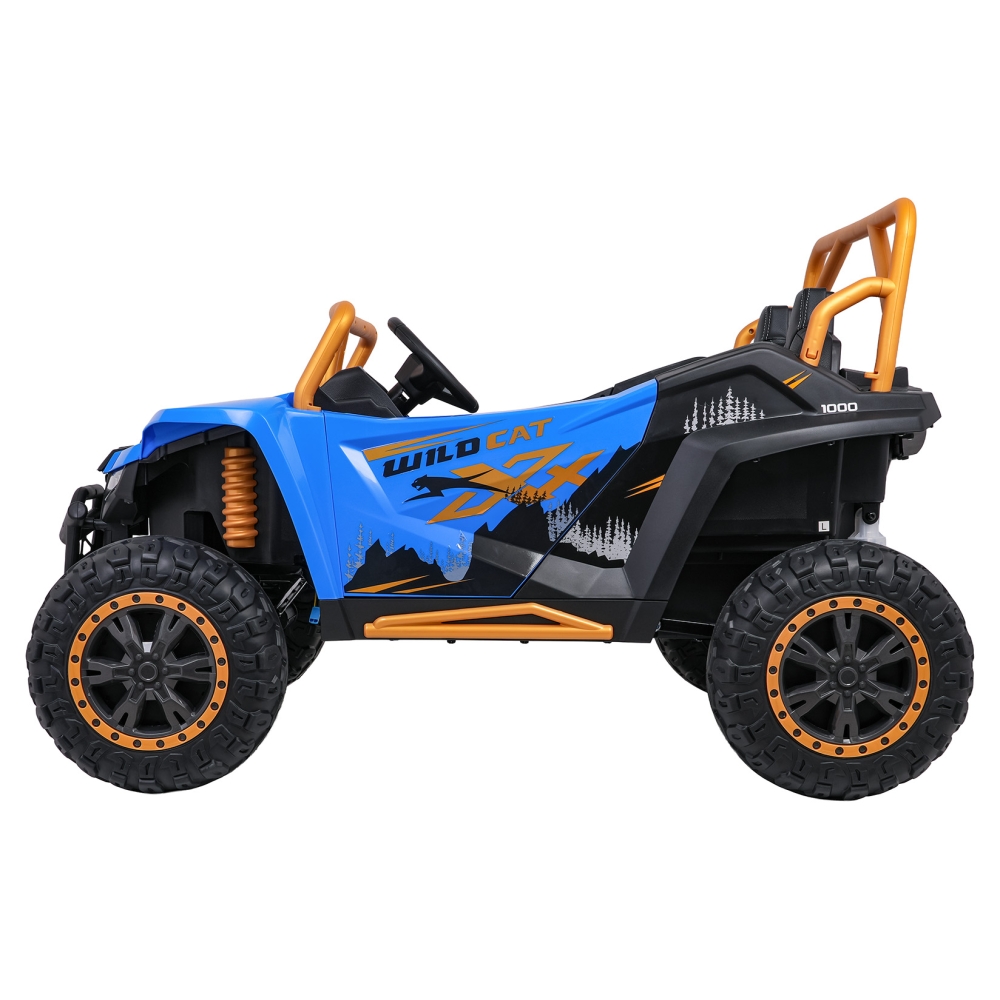 Dvivietis elektrinis Buggy Arctic Cat WILDCAT XX, Blue-Elektromobiliai vaikams, Keturračiai ir bagiai-e-vaikas