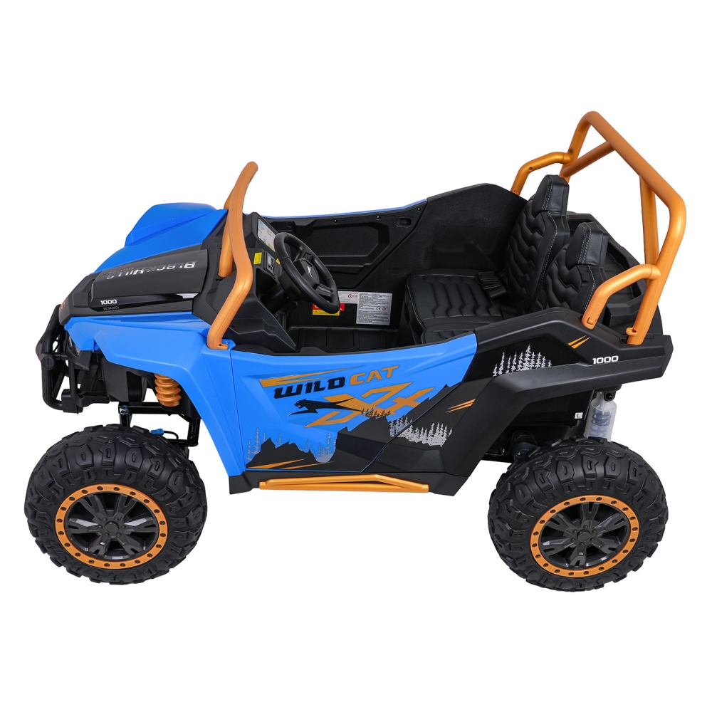 Dvivietis elektrinis Buggy Arctic Cat WILDCAT XX, Blue-Elektromobiliai vaikams, Keturračiai ir bagiai-e-vaikas