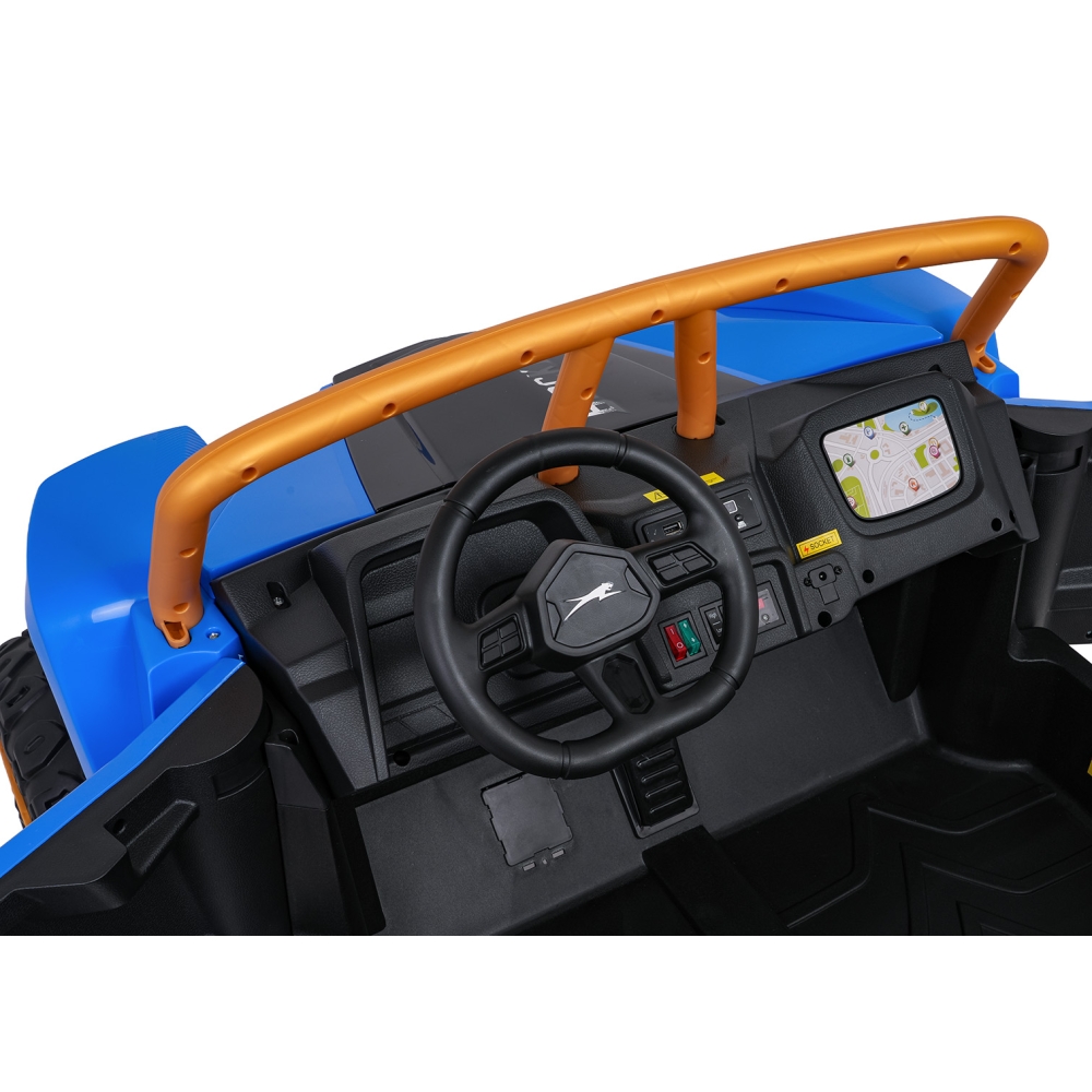 Dvivietis elektrinis Buggy Arctic Cat WILDCAT XX, Blue-Elektromobiliai vaikams, Keturračiai ir bagiai-e-vaikas