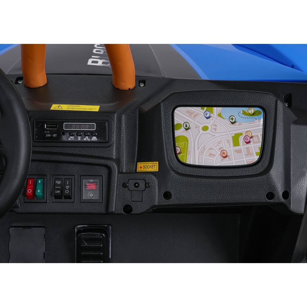 Dvivietis elektrinis Buggy Arctic Cat WILDCAT XX, Blue-Elektromobiliai vaikams, Keturračiai ir bagiai-e-vaikas