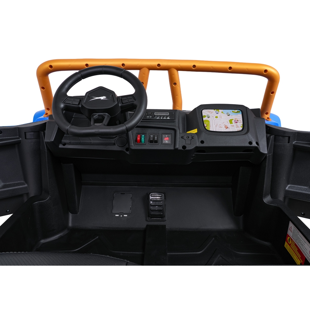 Dvivietis elektrinis Buggy Arctic Cat WILDCAT XX, Blue-Elektromobiliai vaikams, Keturračiai ir bagiai-e-vaikas