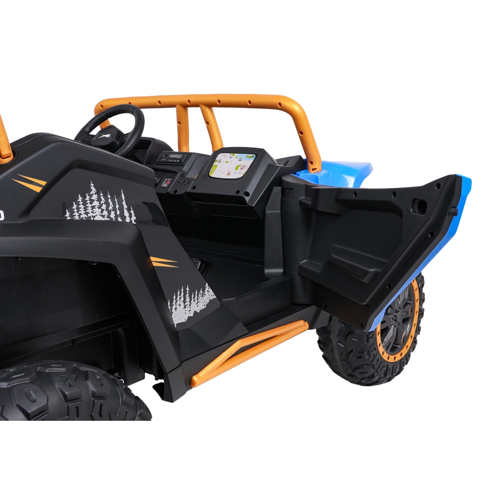 Dvivietis elektrinis Buggy Arctic Cat WILDCAT XX, Blue-Elektromobiliai vaikams, Keturračiai ir bagiai-e-vaikas