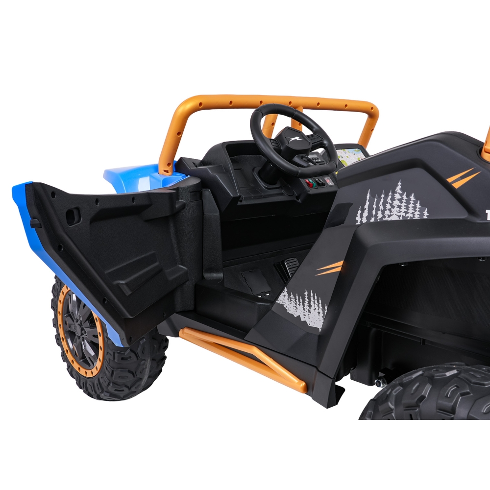 Dvivietis elektrinis Buggy Arctic Cat WILDCAT XX, Blue-Elektromobiliai vaikams, Keturračiai ir bagiai-e-vaikas