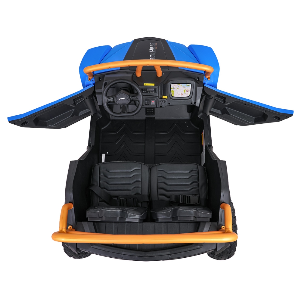 Dvivietis elektrinis Buggy Arctic Cat WILDCAT XX, Blue-Elektromobiliai vaikams, Keturračiai ir bagiai-e-vaikas
