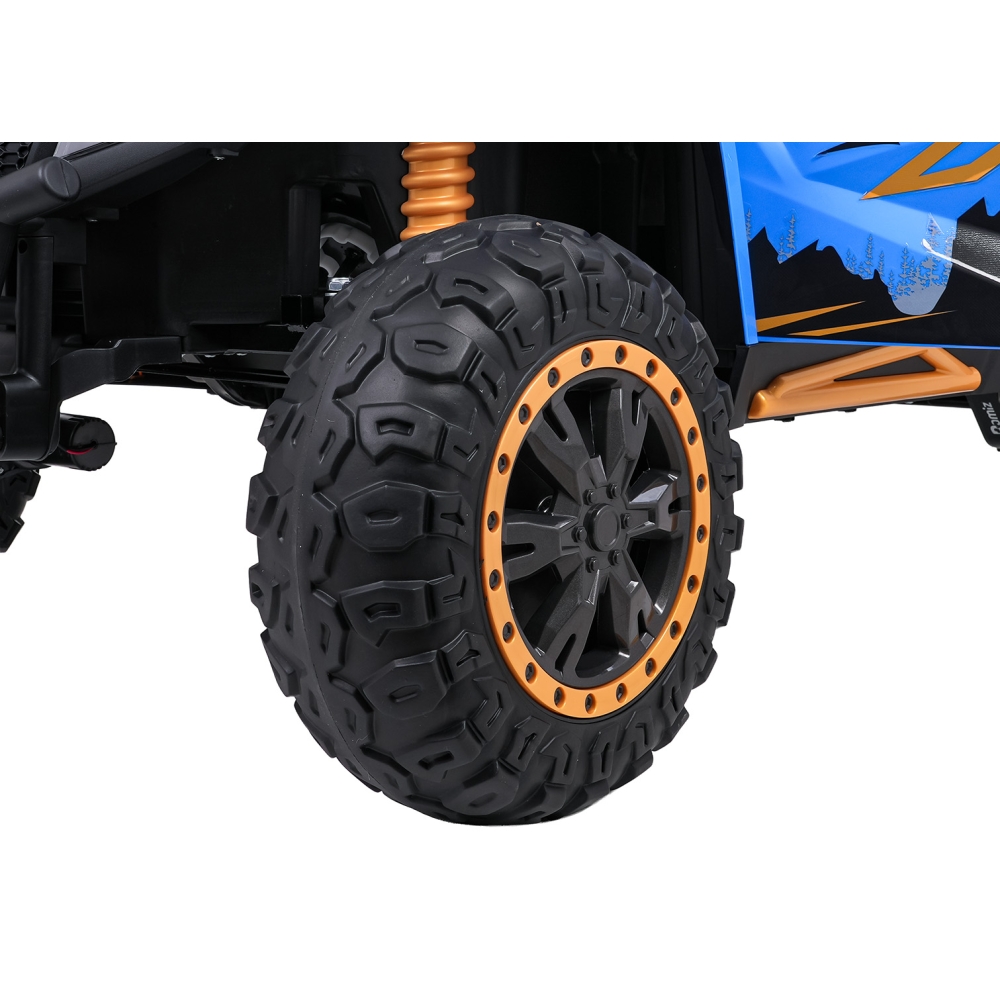 Dvivietis elektrinis Buggy Arctic Cat WILDCAT XX, Blue-Elektromobiliai vaikams, Keturračiai ir bagiai-e-vaikas