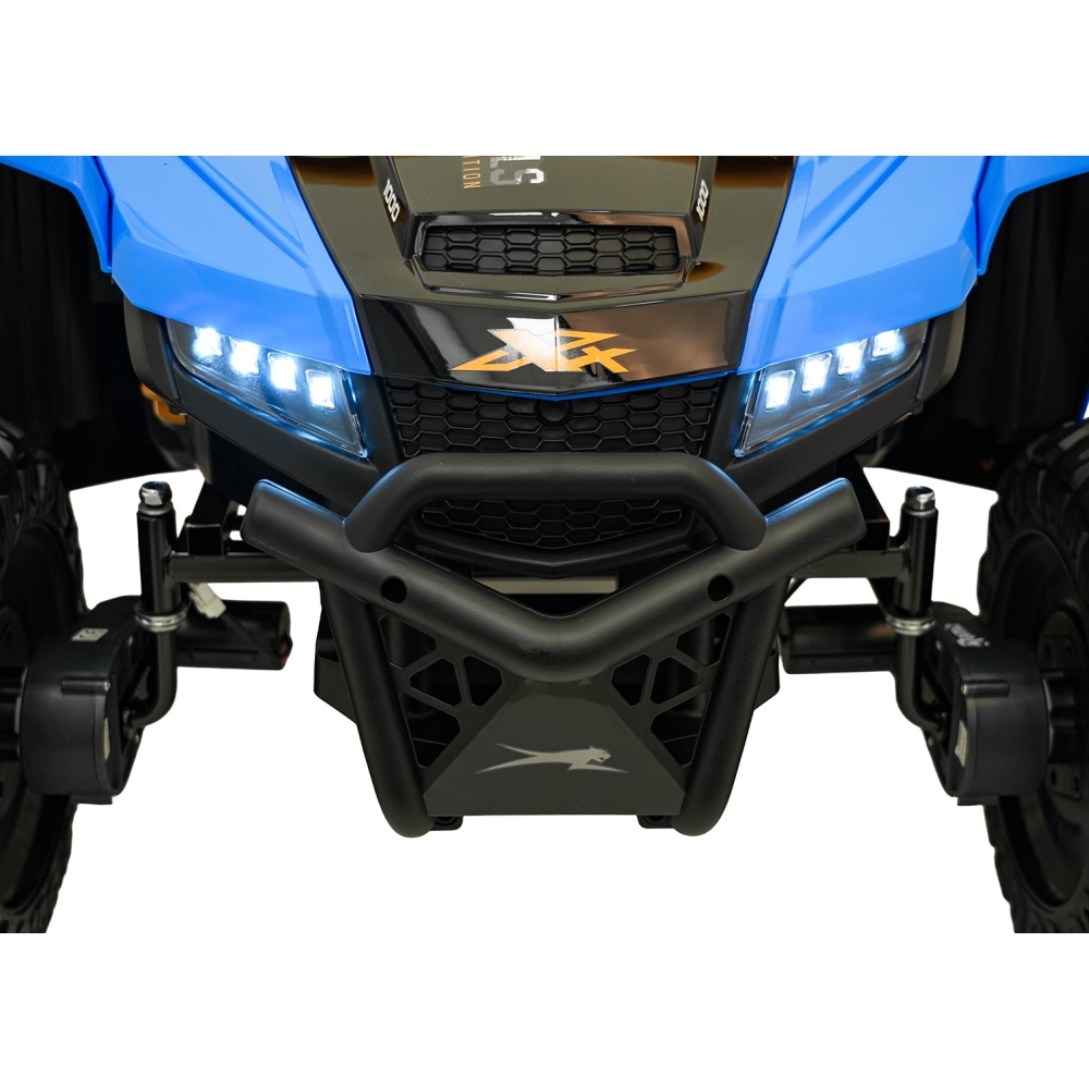 Dvivietis elektrinis Buggy Arctic Cat WILDCAT XX, Blue-Elektromobiliai vaikams, Keturračiai ir bagiai-e-vaikas