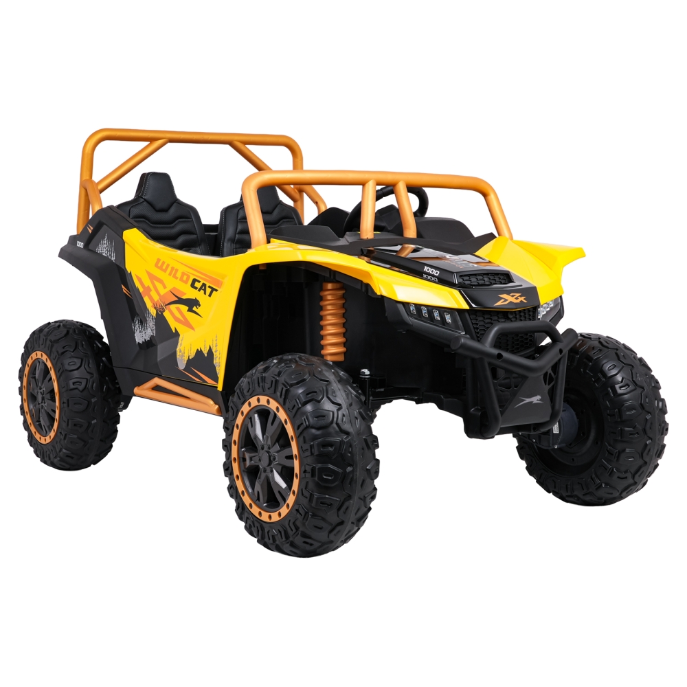 Dvivietis elektrinis Buggy Arctic Cat WILDCAT XX, Yellow-Elektromobiliai vaikams, Keturračiai ir bagiai-e-vaikas