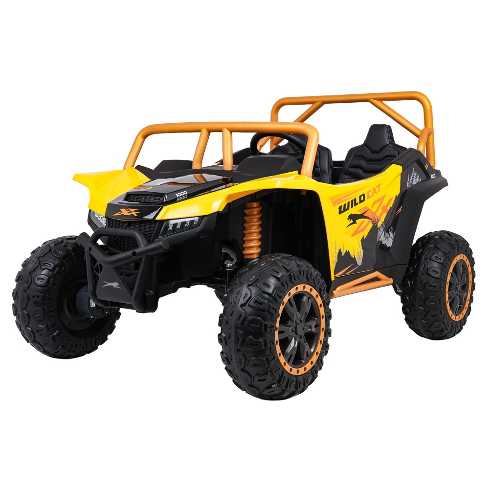 Dvivietis elektrinis Buggy Arctic Cat WILDCAT XX, Yellow-Elektromobiliai vaikams, Keturračiai ir bagiai-e-vaikas