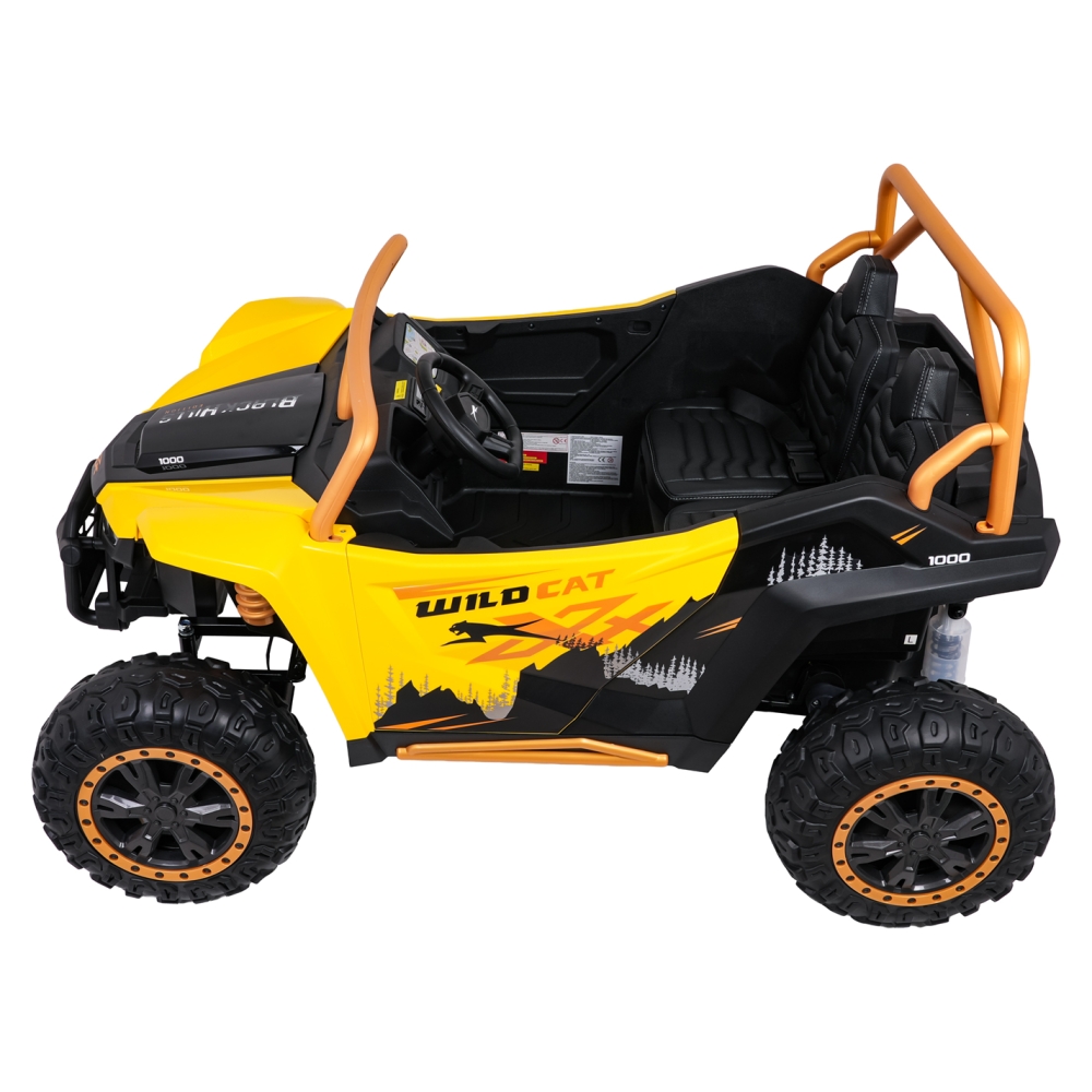Dvivietis elektrinis Buggy Arctic Cat WILDCAT XX, Yellow-Elektromobiliai vaikams, Keturračiai ir bagiai-e-vaikas