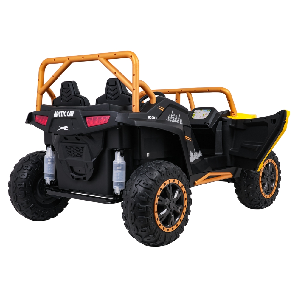 Dvivietis elektrinis Buggy Arctic Cat WILDCAT XX, Yellow-Elektromobiliai vaikams, Keturračiai ir bagiai-e-vaikas