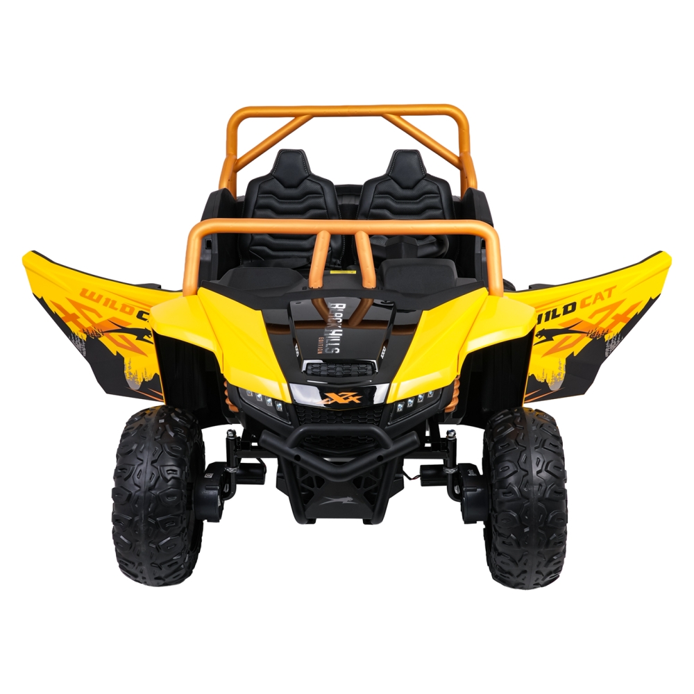Dvivietis elektrinis Buggy Arctic Cat WILDCAT XX, Yellow-Elektromobiliai vaikams, Keturračiai ir bagiai-e-vaikas
