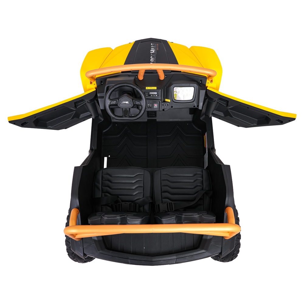 Dvivietis elektrinis Buggy Arctic Cat WILDCAT XX, Yellow-Elektromobiliai vaikams, Keturračiai ir bagiai-e-vaikas