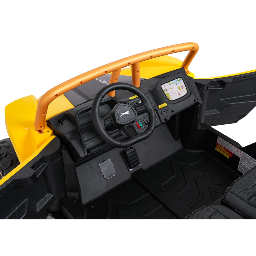 Dvivietis elektrinis Buggy Arctic Cat WILDCAT XX, Yellow-Elektromobiliai vaikams, Keturračiai ir bagiai-e-vaikas