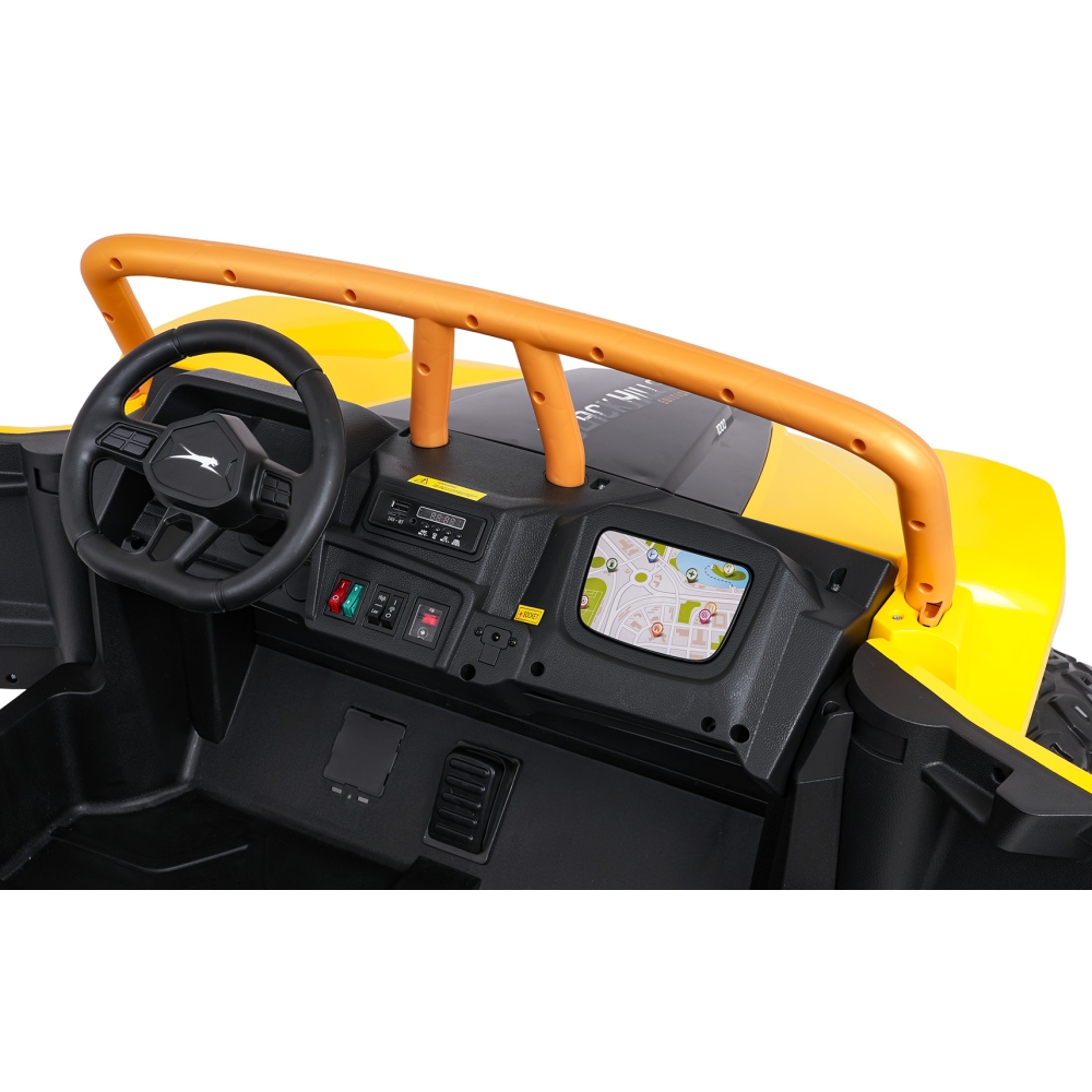 Dvivietis elektrinis Buggy Arctic Cat WILDCAT XX, Yellow-Elektromobiliai vaikams, Keturračiai ir bagiai-e-vaikas