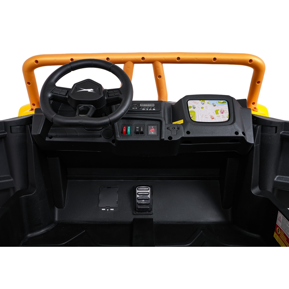 Dvivietis elektrinis Buggy Arctic Cat WILDCAT XX, Yellow-Elektromobiliai vaikams, Keturračiai ir bagiai-e-vaikas