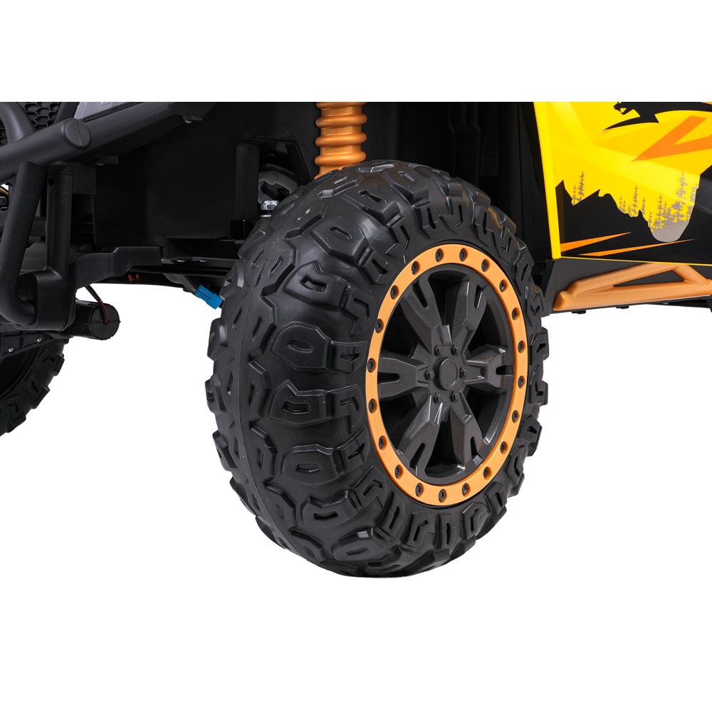 Dvivietis elektrinis Buggy Arctic Cat WILDCAT XX, Yellow-Elektromobiliai vaikams, Keturračiai ir bagiai-e-vaikas