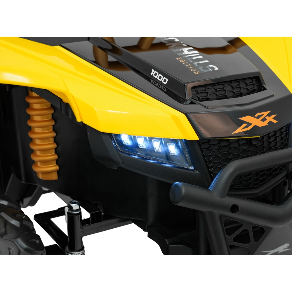 Dvivietis elektrinis Buggy Arctic Cat WILDCAT XX, Yellow-Elektromobiliai vaikams, Keturračiai ir bagiai-e-vaikas