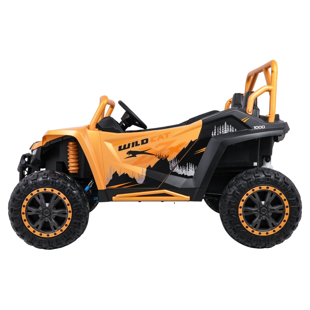Dvivietis elektrinis Buggy Arctic Cat WILDCAT XX, Gold-Elektromobiliai vaikams, Keturračiai ir bagiai-e-vaikas