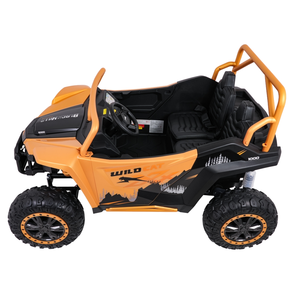 Dvivietis elektrinis Buggy Arctic Cat WILDCAT XX, Gold-Elektromobiliai vaikams, Keturračiai ir bagiai-e-vaikas