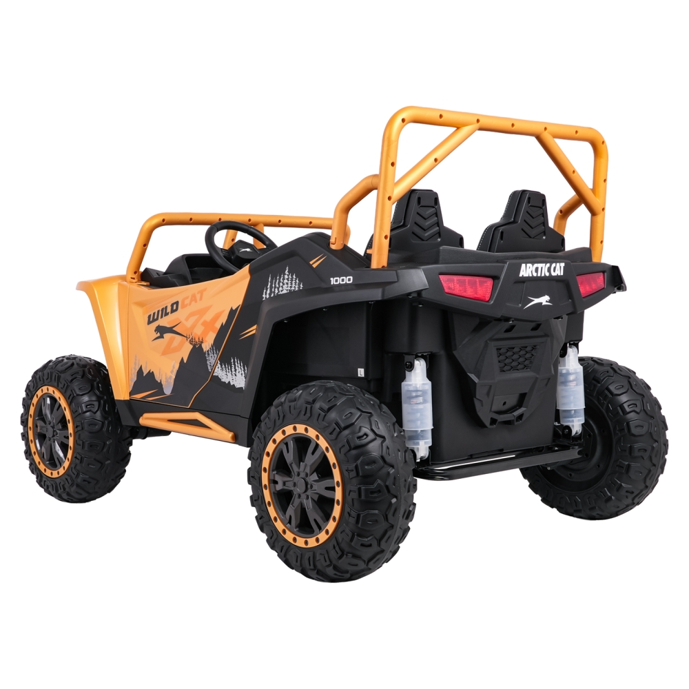 Dvivietis elektrinis Buggy Arctic Cat WILDCAT XX, Gold-Elektromobiliai vaikams, Keturračiai ir bagiai-e-vaikas