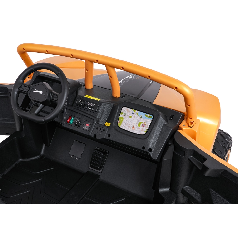 Dvivietis elektrinis Buggy Arctic Cat WILDCAT XX, Gold-Elektromobiliai vaikams, Keturračiai ir bagiai-e-vaikas