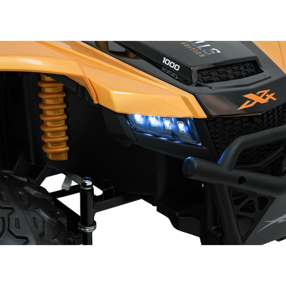 Dvivietis elektrinis Buggy Arctic Cat WILDCAT XX, Gold-Elektromobiliai vaikams, Keturračiai ir bagiai-e-vaikas