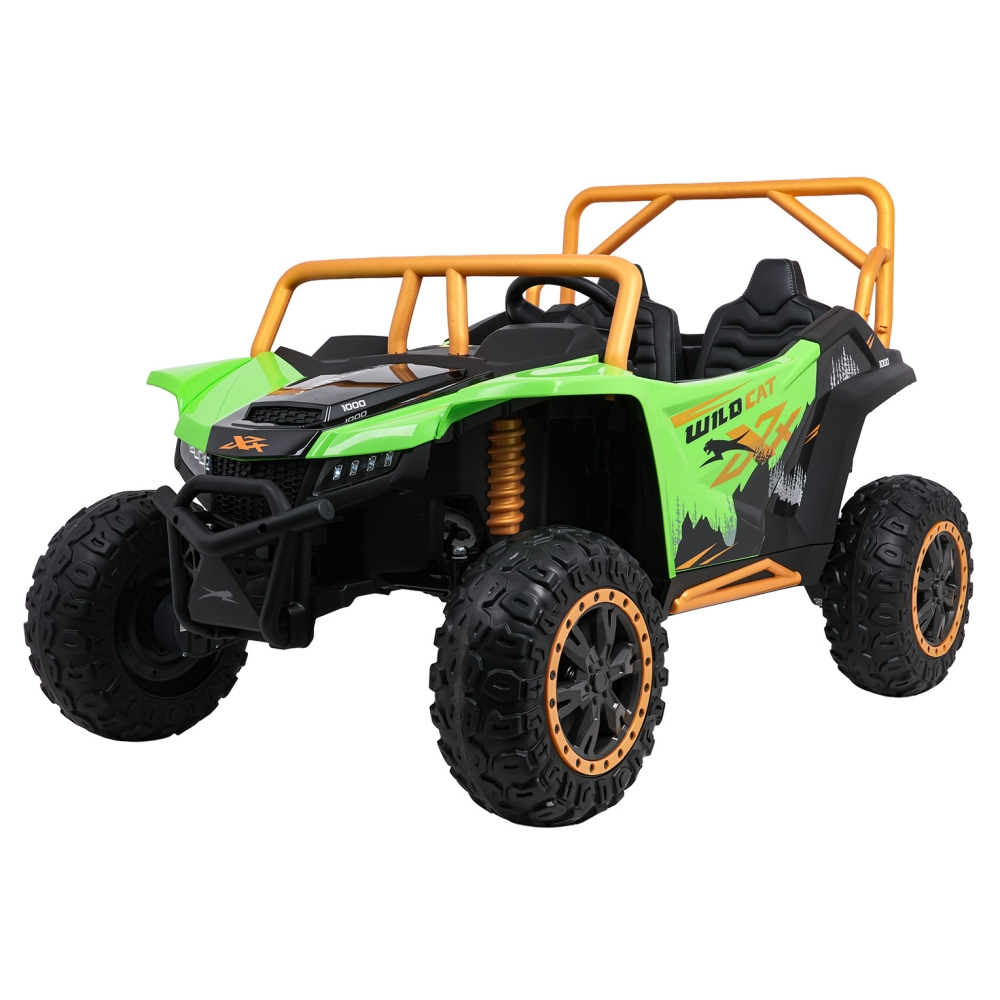 Dvivietis elektrinis Buggy Arctic Cat WILDCAT XX, Green-Elektromobiliai vaikams, Keturračiai ir bagiai-e-vaikas