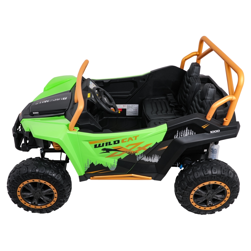 Dvivietis elektrinis Buggy Arctic Cat WILDCAT XX, Green-Elektromobiliai vaikams, Keturračiai ir bagiai-e-vaikas
