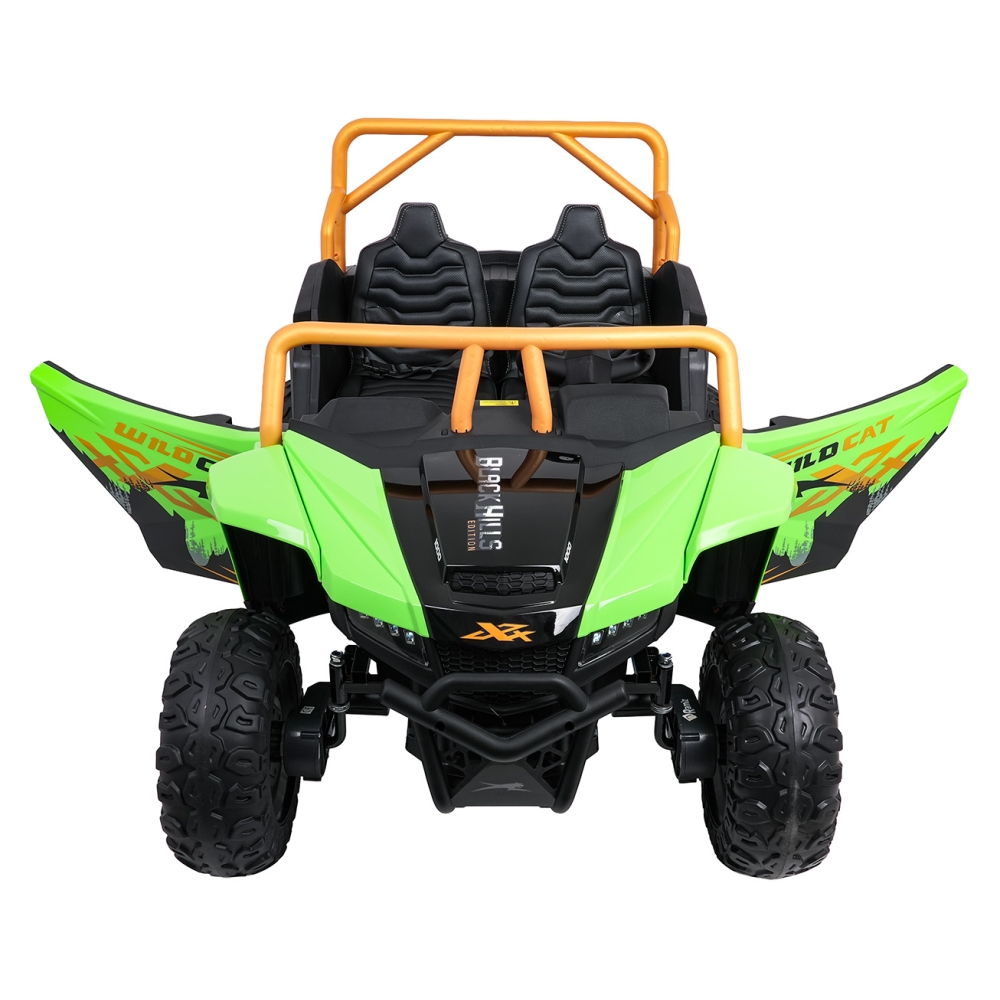 Dvivietis elektrinis Buggy Arctic Cat WILDCAT XX, Green-Elektromobiliai vaikams, Keturračiai ir bagiai-e-vaikas