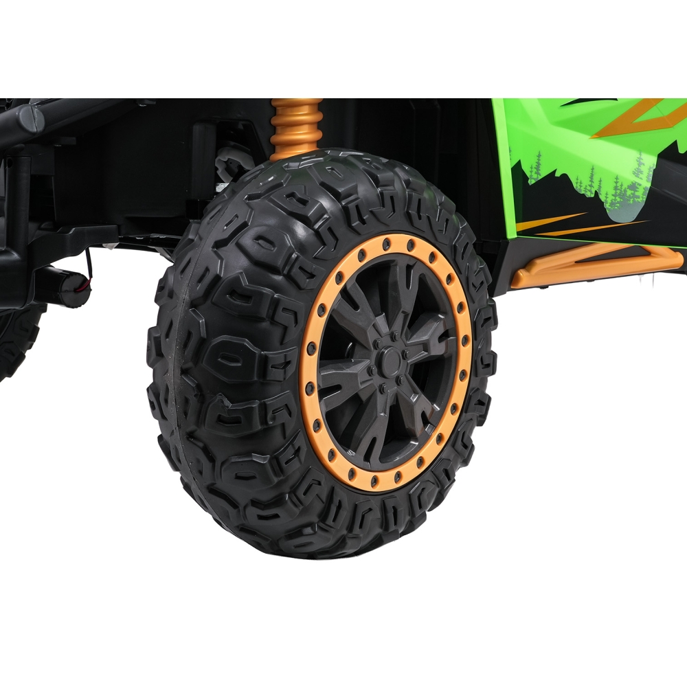 Dvivietis elektrinis Buggy Arctic Cat WILDCAT XX, Green-Elektromobiliai vaikams, Keturračiai ir bagiai-e-vaikas