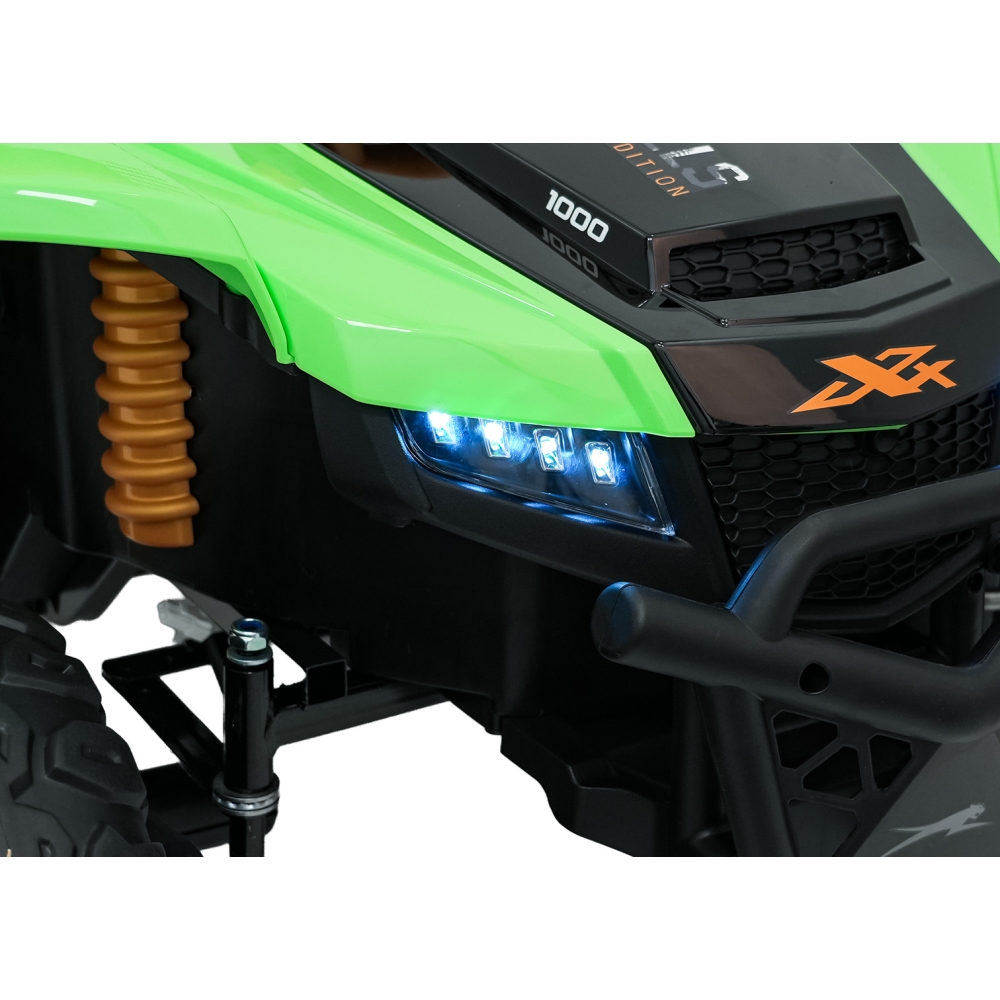 Dvivietis elektrinis Buggy Arctic Cat WILDCAT XX, Green-Elektromobiliai vaikams, Keturračiai ir bagiai-e-vaikas