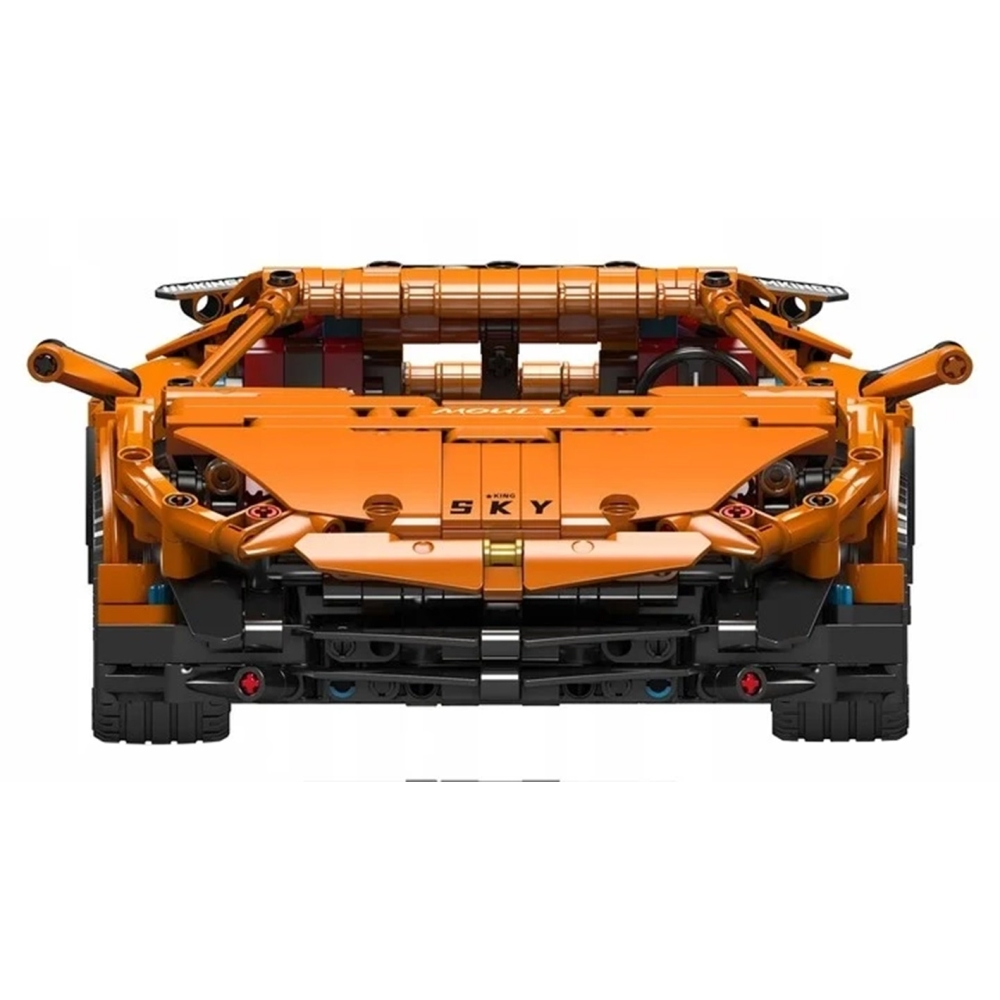 Konstruktorius Oranžinis sportinis automobilis 1620 el.-Žaislai, Konstruktoriai, Lego, statybiniai blokai-e-vaikas