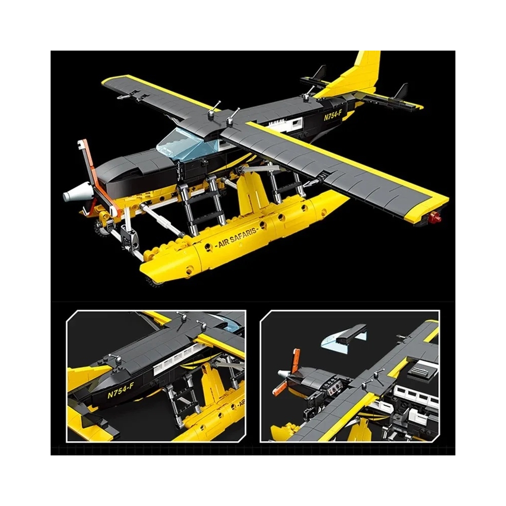 Konstruktorius Lėktuvas 739 el.-Žaislai, Konstruktoriai, Lego, statybiniai blokai-e-vaikas