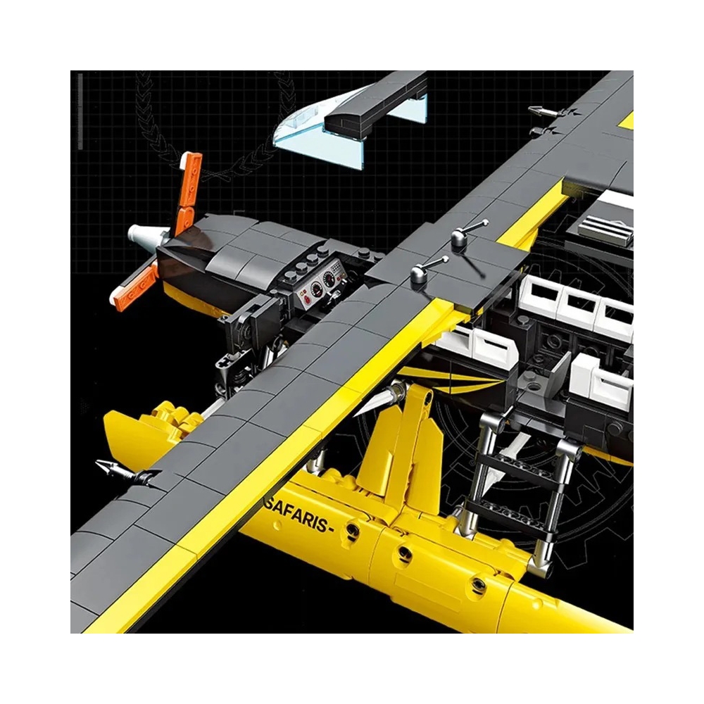 Konstruktorius Lėktuvas 739 el.-Žaislai, Konstruktoriai, Lego, statybiniai blokai-e-vaikas