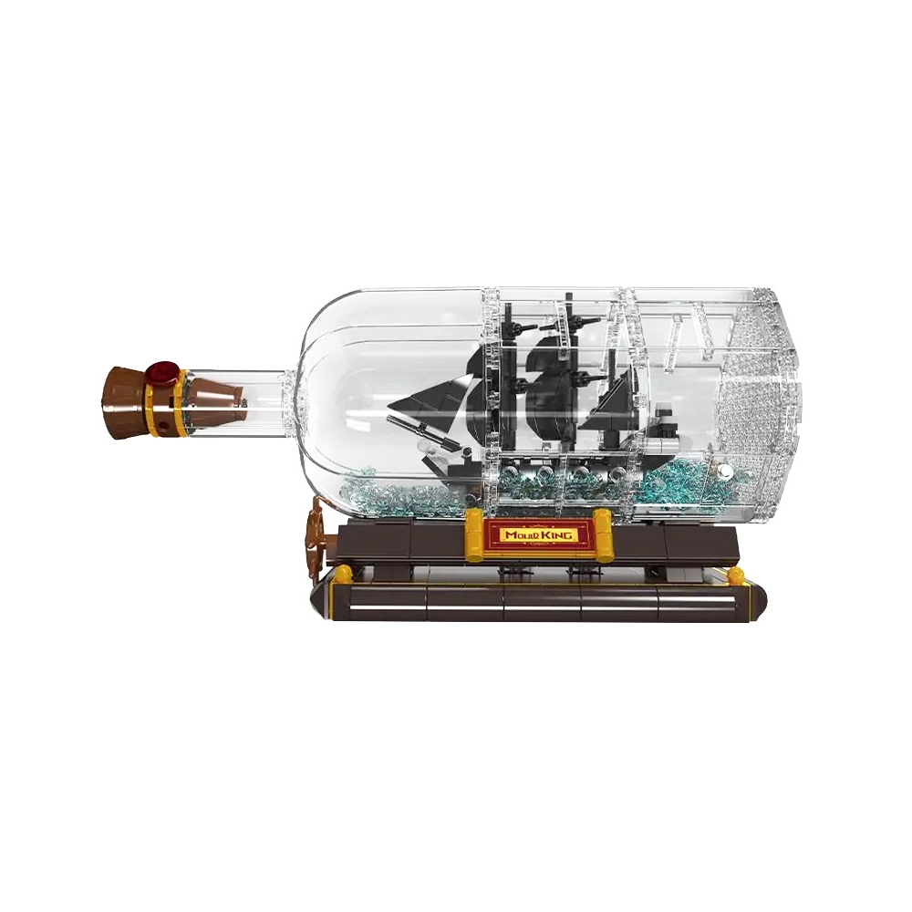 Konstruktorius Piratų laivas butelyje 822 el.-Žaislai, Konstruktoriai, Lego, statybiniai blokai-e-vaikas