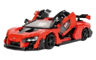 Zestaw Klocków Auto Sportowe Pomarańczowe 1372el.