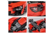 Konstruktorius Oranžinis sportinis automobilis 1372 el.
