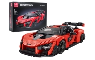 Konstruktorius Oranžinis sportinis automobilis 1372 el.