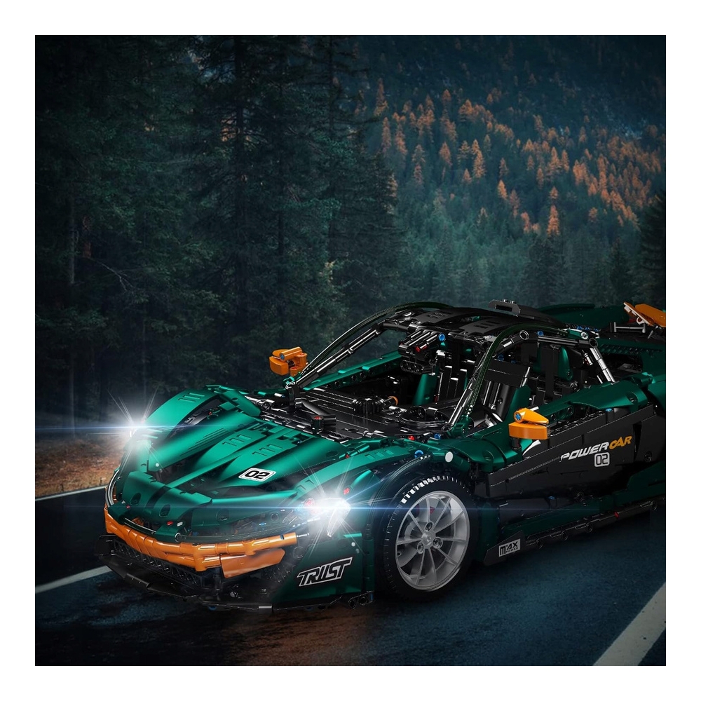 Konstruktorius Sportinis automobilis žalias 3268 el.-Žaislai, Konstruktoriai, Lego, statybiniai blokai-e-vaikas