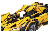 Zestaw Klocków Auto Sportowe Żółte 422el.