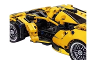 Zestaw Klocków Auto Sportowe Żółte 422el.