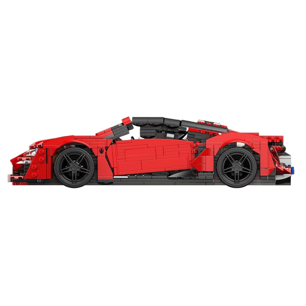 Konstruktorius Sportinis automobilis Raudonas 1311 el.-Žaislai, Konstruktoriai, Lego, statybiniai blokai-e-vaikas