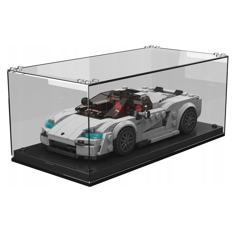 Konstruktorius Sportinis automobilis Sidabrinis 388 el.-Žaislai, Konstruktoriai, Lego, statybiniai blokai-e-vaikas