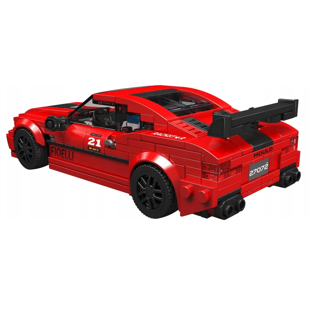 Konstruktorius Sportinis automobilis Raudonas 481el.-Žaislai, Konstruktoriai, Lego, statybiniai blokai-e-vaikas